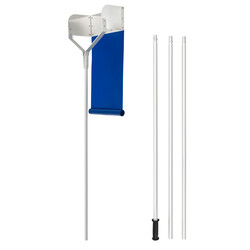 Snöraka för tak med teleskopstativ och halkfritt handtag, justerbar längd, hållbar konstruktion