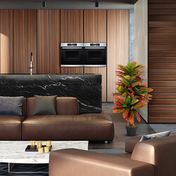 Konstgjord crotonpalmsväxt 100 cm med färgglada brokiga blad för tropisk inredning