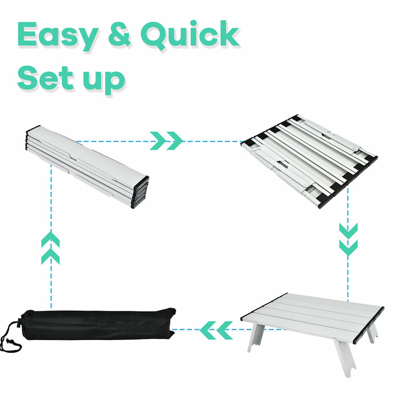 Strandstol och campingbord set med justerbara stolar och vattentåligt material för utomhusbruk