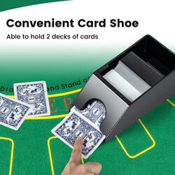 Pokerset med 300 marker och komplett tillbehör för professionell pokerupplevelse hemma