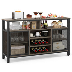 Sideboard med metallgaller