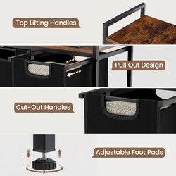 Tvättkorg med två fack och avtagbara påsar för enkel organisering