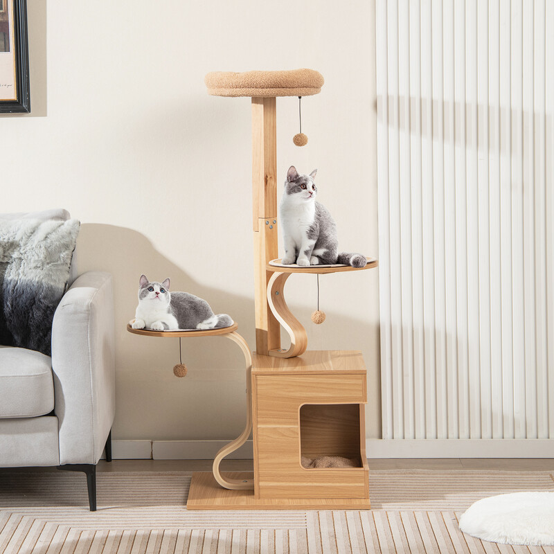 avtagbara mattor och bollar för katter