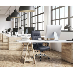 Ergonomisk XXL-kontorsstol med hög komfort och hållbarhet