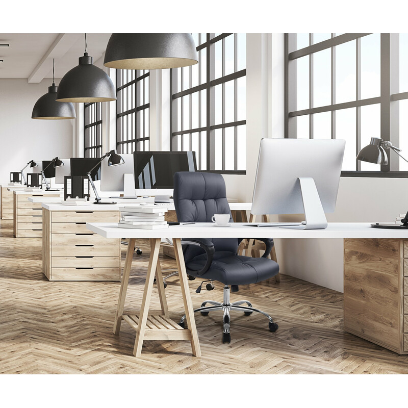 Ergonomisk XXL-kontorsstol med hög komfort och hållbarhet