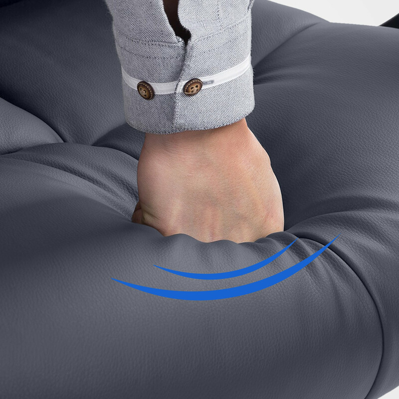 Ergonomisk XXL-kontorsstol med hög komfort och hållbarhet