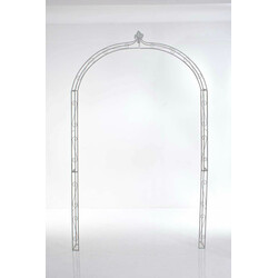 Elegant rosenbåge i pulverlackerat järn för klätterväxter