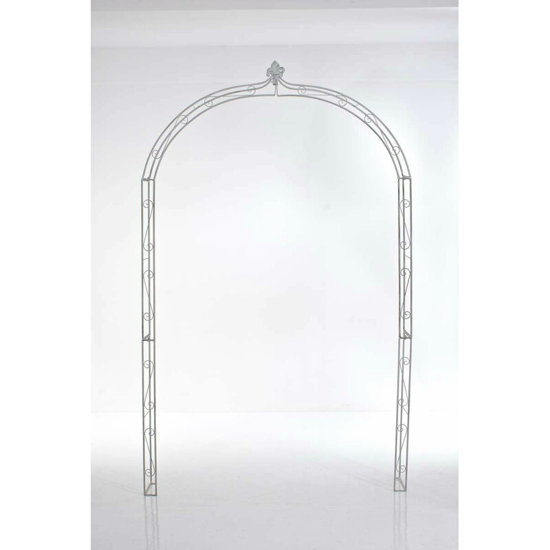 Elegant rosenbåge i pulverlackerat järn för klätterväxter