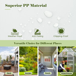 Odlingslåda med justerbar spaljé och smart bevattningssystem för trädgård och balkong