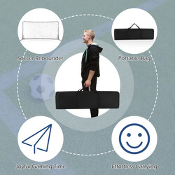 Fotbollsmål för barn med bärväska - hållbar och mångsidig träningsutrustning för trädgården