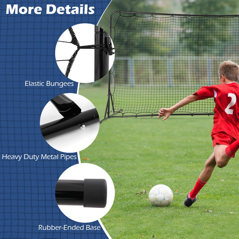 Fotbollsmål för barn med bärväska - hållbar och mångsidig träningsutrustning för trädgården