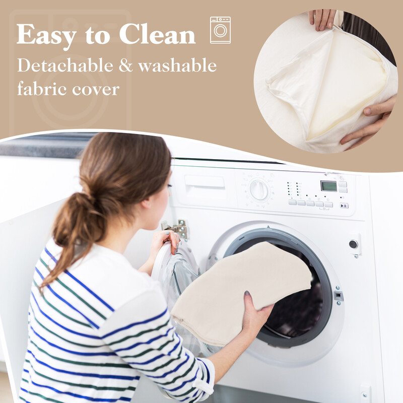 Ergonomisk kilkudde med minnesskum och huvudstöd för bättre sömn