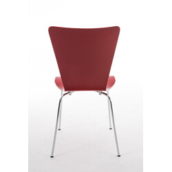 Stapelbar besöksstol med ergonomisk sits och modern design