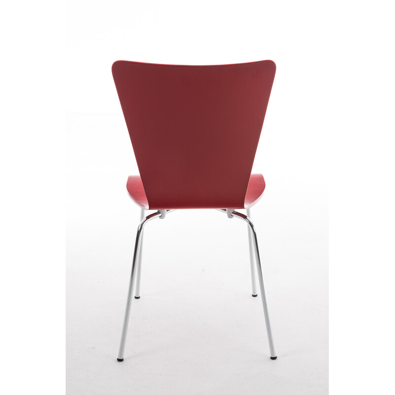 Stapelbar besöksstol med ergonomisk sits och modern design