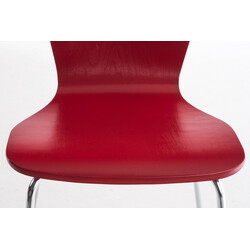 Stapelbar besöksstol med ergonomisk sits och modern design