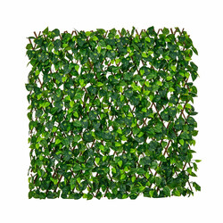 Expanderbart konstgjort murgrönastaket för insynsskydd med äkta videram och PE-löv
