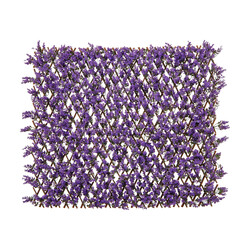 Konstgjord murgröna insynsskydd med lila eukalyptus för trädgård och hem