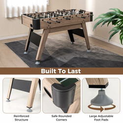 Fotbollsbord med 2 bollar, 26 spelare och poängräknare för familjeunderhållning