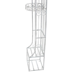 Elegant rosenbåge i pulverlackerat järn för trädgård