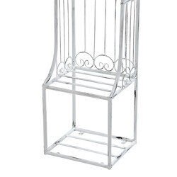 Elegant rosenbåge i pulverlackerat järn för trädgård