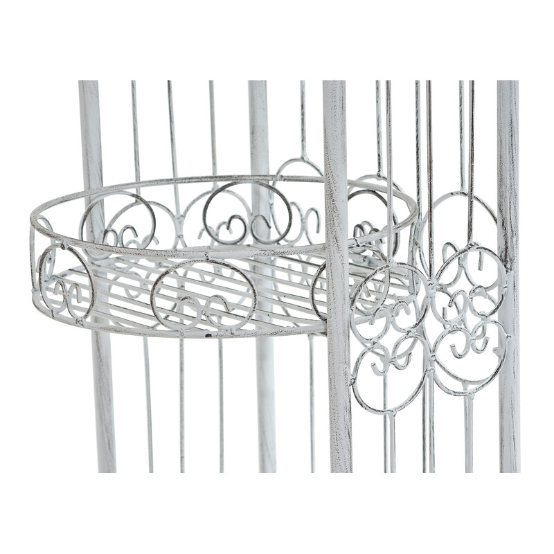 Elegant rosenbåge i pulverlackerat järn för trädgård