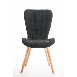 Modern bekväm matstol med quiltat sitsöverdrag