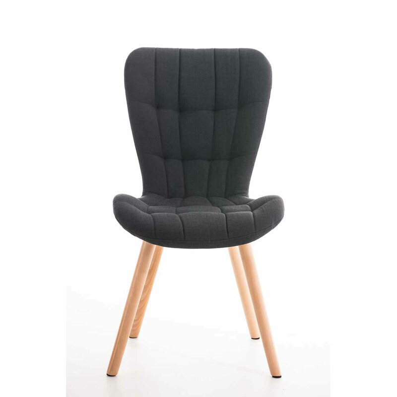 Modern bekväm matstol med quiltat sitsöverdrag