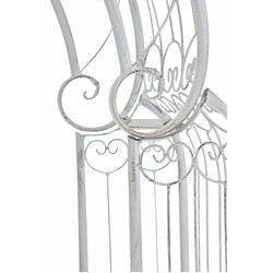 Elegant rosenbåge i pulverlackerat järn för trädgård