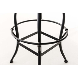 Elegant höjdjusterbar barstol i trä och metall