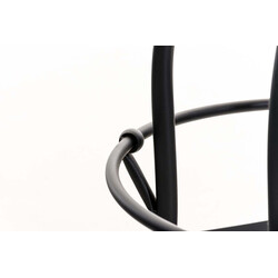 Elegant höjdjusterbar barstol i trä och metall