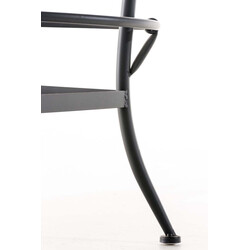 Elegant höjdjusterbar barstol i trä och metall