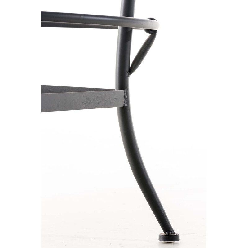 Elegant höjdjusterbar barstol i trä och metall