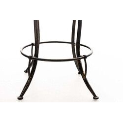 Industriell höjdjusterbar stol med gjutjärnssits