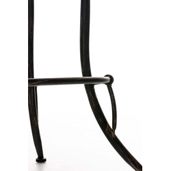 Industriell höjdjusterbar stol med gjutjärnssits