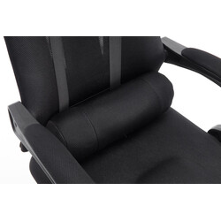 Ergonomisk kontorsstol med fotstöd och justerbart nackstöd