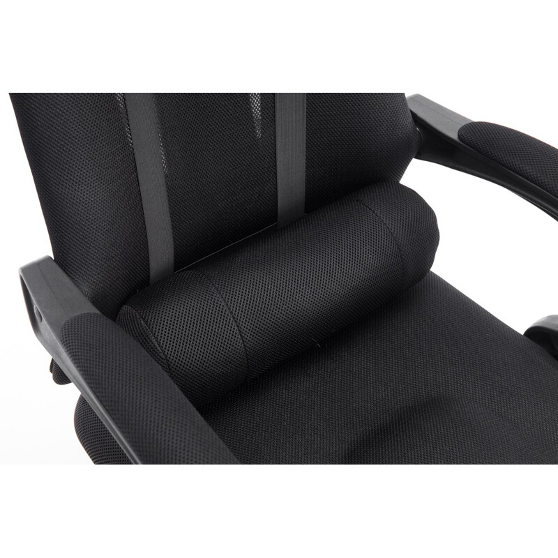 Ergonomisk kontorsstol med fotstöd och justerbart nackstöd