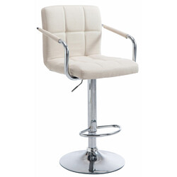 Modern justerbar barstol med ryggstöd och armstöd