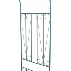 Elegant rosenbåge i hållbar metall för klätterväxter