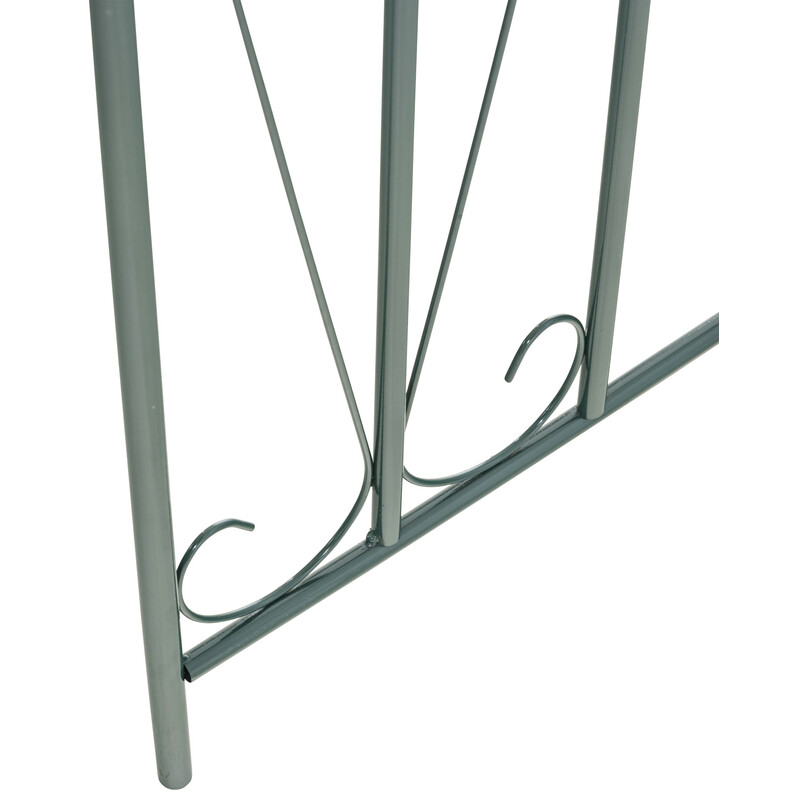 Elegant rosenbåge i hållbar metall för klätterväxter