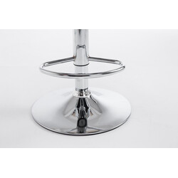 Höjdjusterbar barstol med 360° vridbar sits och fotstöd