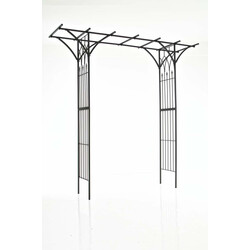 Rosenbåge i massivt järn för trädgård och evenemang