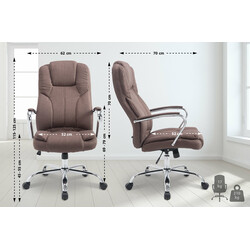 Bekväm och hållbar kontorsstol för tyngre personer