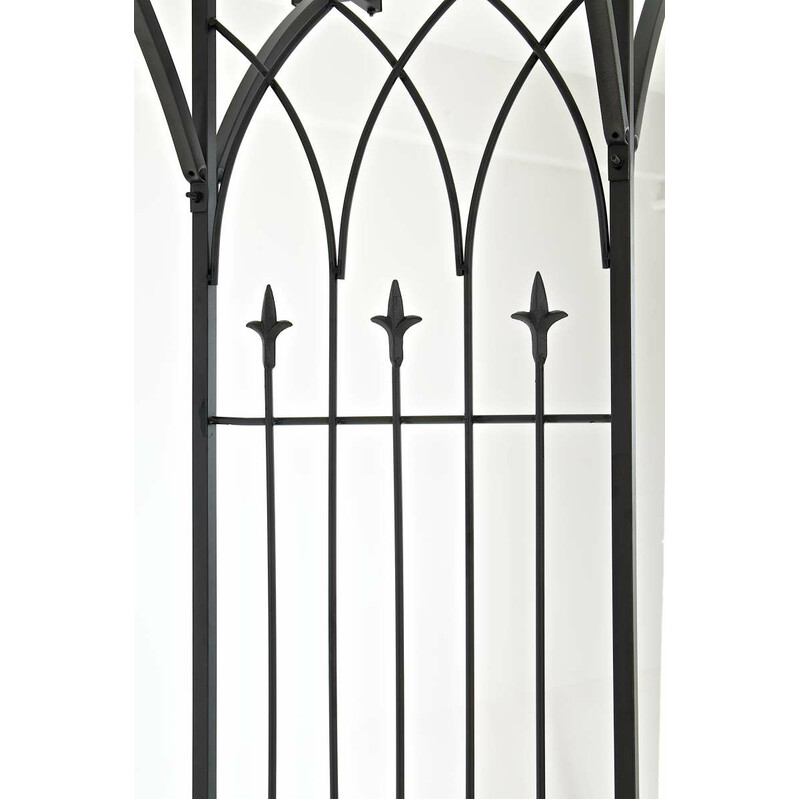 Rosenbåge i massivt järn för trädgård och evenemang