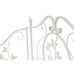 Lantlig hopfällbar hylla i robust järn med antik känsla