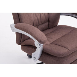 Ergonomisk XL-kontorsstol med justerbart fotstöd och gungfunktion