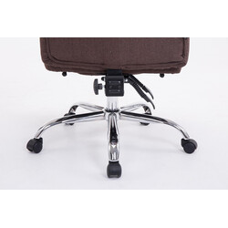 Ergonomisk XL-kontorsstol med justerbart fotstöd och gungfunktion