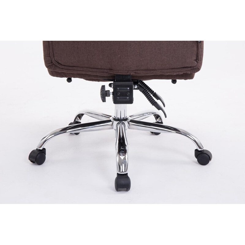 Ergonomisk XL-kontorsstol med justerbart fotstöd och gungfunktion