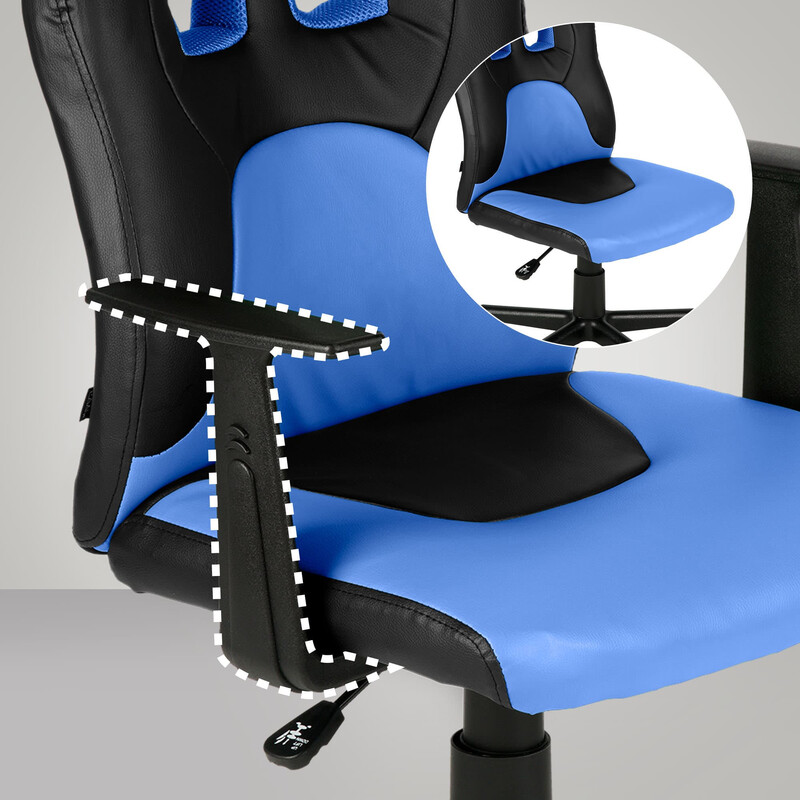 Bekväm och sportig gamingstol för barn med justerbar höjd