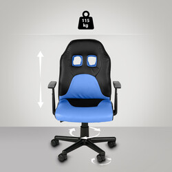 Bekväm och sportig gamingstol för barn med justerbar höjd