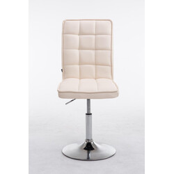 Bekväm och justerbar matstol med stilrent quiltat överdrag